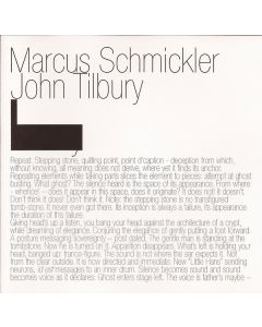 MARCUS SCHMICKLER/JOHN TILBURY