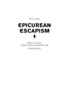 cure.1 - Germany - The Epicurean - CD/DVD - Epicurean Escapism I